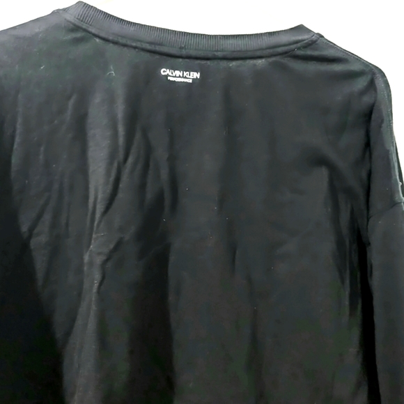 Calvin Klein Performance Women's Long Sleeve Logo T-Shirt Size L - Picture 7 of 13